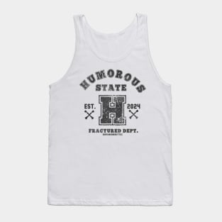 Humorous State Black Tank Top